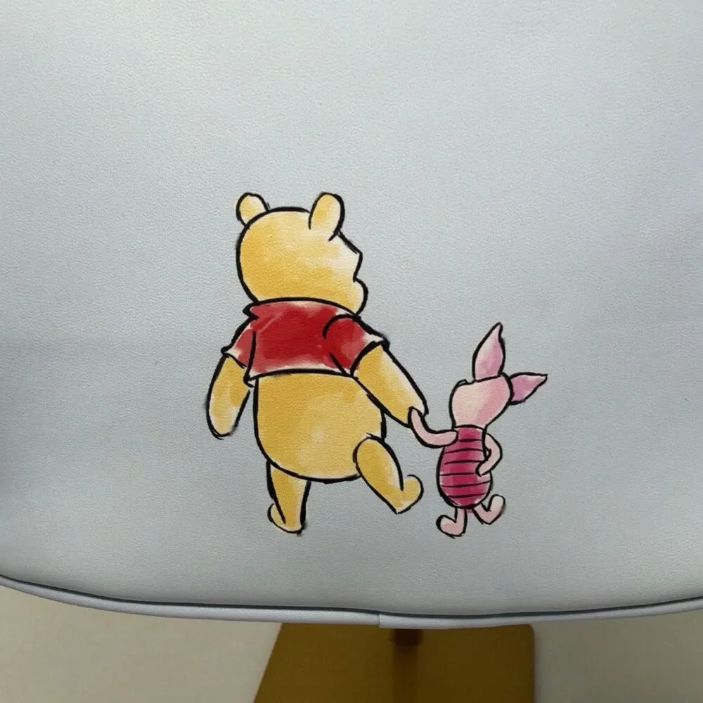 Loungefly Disney Winnie the Pooh Quilted Denim Sketch Mini Backpack